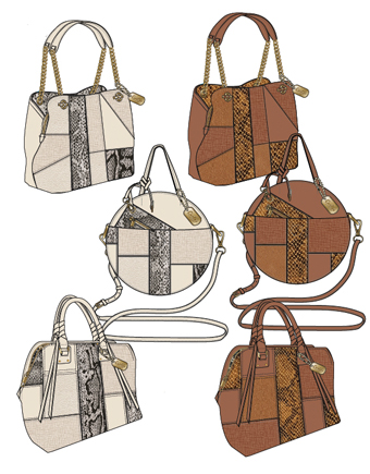Fran Valentino Handbags and Luggage Sets
